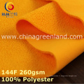 Tissu 100% polaire tricoté par polyester de polyester pour le textile chaud de manteau (GLLML391)